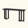 KIGFTSOD Geometric Design Console Table with Solid Pine Legs, Suitable for Entryway, Hallway, Living Room, Bedroom - 3 of 4