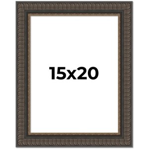 PosterPalooza | Museum Brown Picture Frame - UV Acrylic, Foam Board Backing, Hanging Hardware - 1 of 4