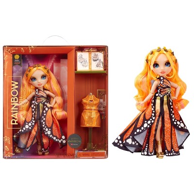 Rainbow High Fantastic Fashion Poppy Rowan 11" Fashion Doll w/ Playset