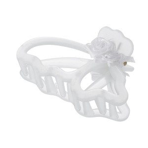 Unique Bargains Women Fashion Butterfly Rose Hair Clip Hairdo Clips Matte 1 Pc - 1 of 4