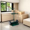 NAYSAYE Dolly Dual Tank Cart 440lbs Capacity Durable Hand Truck for Safe Cylinder Transport, Green, 20"*43"*28" - 2 of 4