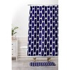 Natalie Baca Ikat Ovals Shower Curtain Blue - Deny Designs - image 3 of 4