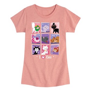 Girls' - Disney - Cats & Dogs Fitted Short Sleeve Graphic T-Shirt - 1 of 4