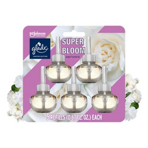 Glade PlugIns Scented Oil Air Freshener - Super Bloom - 3.35 fl oz/5pk - 1 of 4