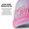 JoJo Siwa Little Girl’s Baseball Hat for Ages 4-7- White - 3 of 4