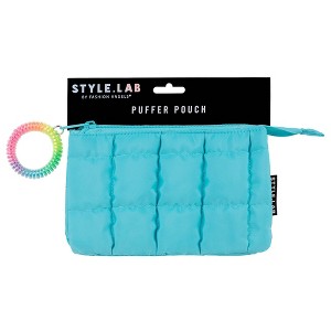 Style Lab Expandable Quilted Puffer Pouch - 1 of 4