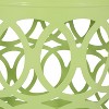 Modern Metal Outdoor End Table Large size-Christopher Knight Home - 4 of 4