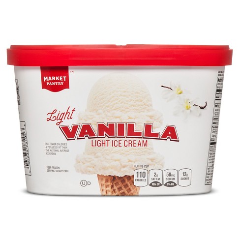 Light Vanilla Ice Cream 1 5qt Market Pantry Target