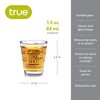 True Bullseye Measuring Shot Glasses, Cocktail Accessories, Reusable Measuring shot Glass, Set of 1, 1.5 oz. - 3 of 4