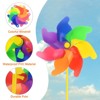 Unique Bargains PVC Material Fade-resistant Waterproof Outdoor Windmill Rainbow 2 Pcs - 3 of 4
