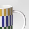 15oz Rectangle Checks Ceramic Mug - Room Essentials™: Multicolor Coffee Mug, Microwave & Dishwasher Safe Drinkware - 3 of 3