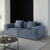 Whisen Modular Sofa Bed - Oversized, Convertible, Soft Corduroy Cloud Velvet Fabric, Two Person Combination - 2 of 4