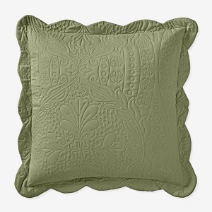BrylaneHome Lily Pinsonic Damask Euro Sham - 1 of 2
