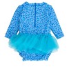 RuffleButts Baby/Toddler Girls UPF50+ Tulle Skirted One Piece Rash Guard - 2 of 4