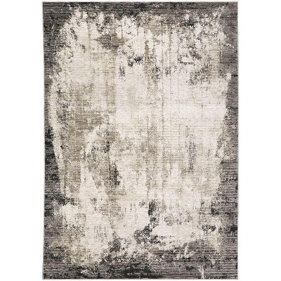 Oriental Weavers Nebulous 7151E Grey/ Ivory Indoor Area Rug - 3'3" x 5'