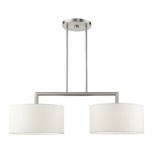 Livex Lighting Meridian 2 - Light Chandelier in  Brushed Nickel - 1 of 1