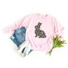 Simply Sage Market Women's Graphic Sweatshirt Leopard Bunny - 3 of 3