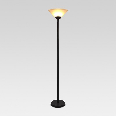 Torchiere Floor Lamp with Glass Shade - Threshold™