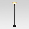 Torchiere Floor Lamp with Glass Shade - Threshold™ - 2 of 4
