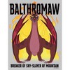 Juniors Womens Rick And Morty Balthromaw Breaker of Sky, Slayer of Mountain T-Shirt - 2 of 4
