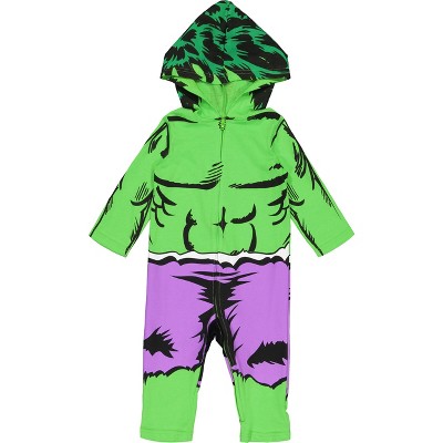 Marvel Avengers Hulk Toddler Boys Cosplay Coverall 5T