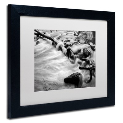 Trademark Fine Art -Jason Shaffer 'Black River' Matted Framed Art