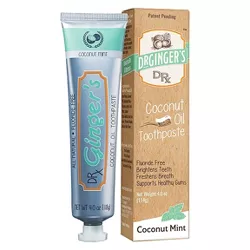Dr. Ginger's Coconut Mint Natural Toothpaste - 4oz