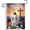 Briarwood Lane Easter Garden Flag 12x18 For Outdoor Jesus Is Risen For Easter Garden Flag Flags For Outside - 2 of 4