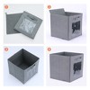 Unique Bargains Fabric Collapsible Lightweight Storage Bins with Handles 3 Pcs - 3 of 4