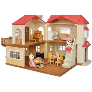  Calico Critters, Doll House Furniture and Décor, Microwave  Cabinet : Toys & Games