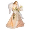 Kurt Adler 16-Inch UL 10-Light Ivory and Gray Angel Tree Topper - 2 of 4