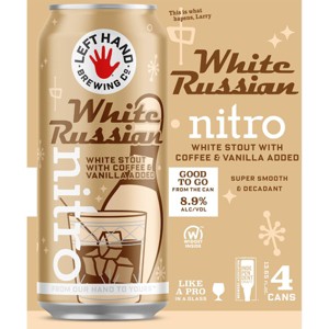Left Hand Nitro Seasonal Beer - 4pk/13.65 fl oz Cans - 1 of 4