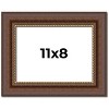 PosterPalooza | Photo Size Traditional Brown Picture Frame - UV Acrylic, Foam Board Backing, Hanging Hardware - 2 of 4