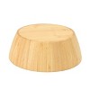 MegaChef 4 Piece 8 Inch Bamboo Wood Salad Bowl Set - 2 of 4