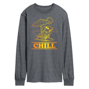 Men's - Peanuts - Chill Long Sleeve Graphic T-Shirt - 1 of 4