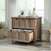 2 Drawer Costa Lateral File Cabinet Walnut - Sauder: Locking, Office Storage, MDF - 3 of 4
