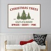 Amanti Art Christmas Farm Sign I by Victoria Barnes Canvas Wall Art Print Framed - 4 of 4