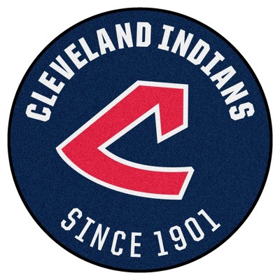 MLB Cleveland Indians 27"x27" 1973 Retro Collection Roundel Rug