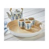 TAG Bamboo Serving Tray with Handles White 13.5L x 13.5W x2.25H inches - 2 of 2
