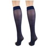 Truform Sheer Compression Stockings, 8-15 mmHg, Women's Open Toe, Knee High Length, 20 Denier - 2 of 4