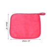 Unique Bargains Reusable Washable Makeup Removal Cleaning Cloth 8''x8'' 2pcs - 4 of 4