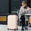 20"/24"/28" 3 pcs/set in ABS 360～ Spinner Wheel Luggage, Carry on Suitcase with Cup Holder & USB Port - 4 of 4