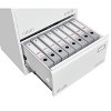 VASIP 3 Drawer Lateral File Cabinet - Heavy-Duty Metal, Secure Storage for Legal/Letter/A4 Files, White Office Cabinet with Key, - 4 of 4