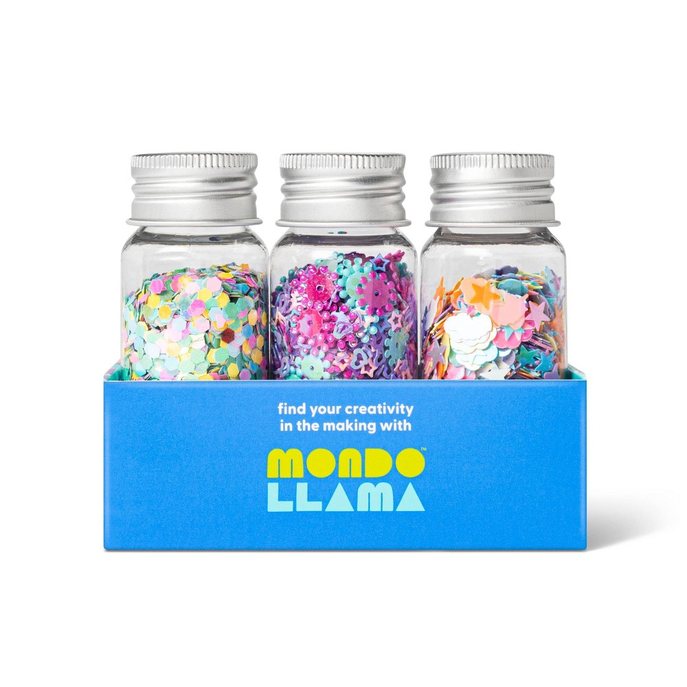 Photos - Creativity Set / Science Kit 3pk Specialty Glitter - Mondo Llama™