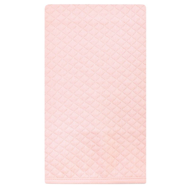 Hudson Baby Infant Girl Quilted Burp Cloths, Girl Forest, One Size, 4 of 8