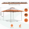 EAGLE PEAK 13x13ft Pop Up Canopy Tent Instant Outdoor Canopy Easy Setup w/Auto Extending Eaves - 3 of 4