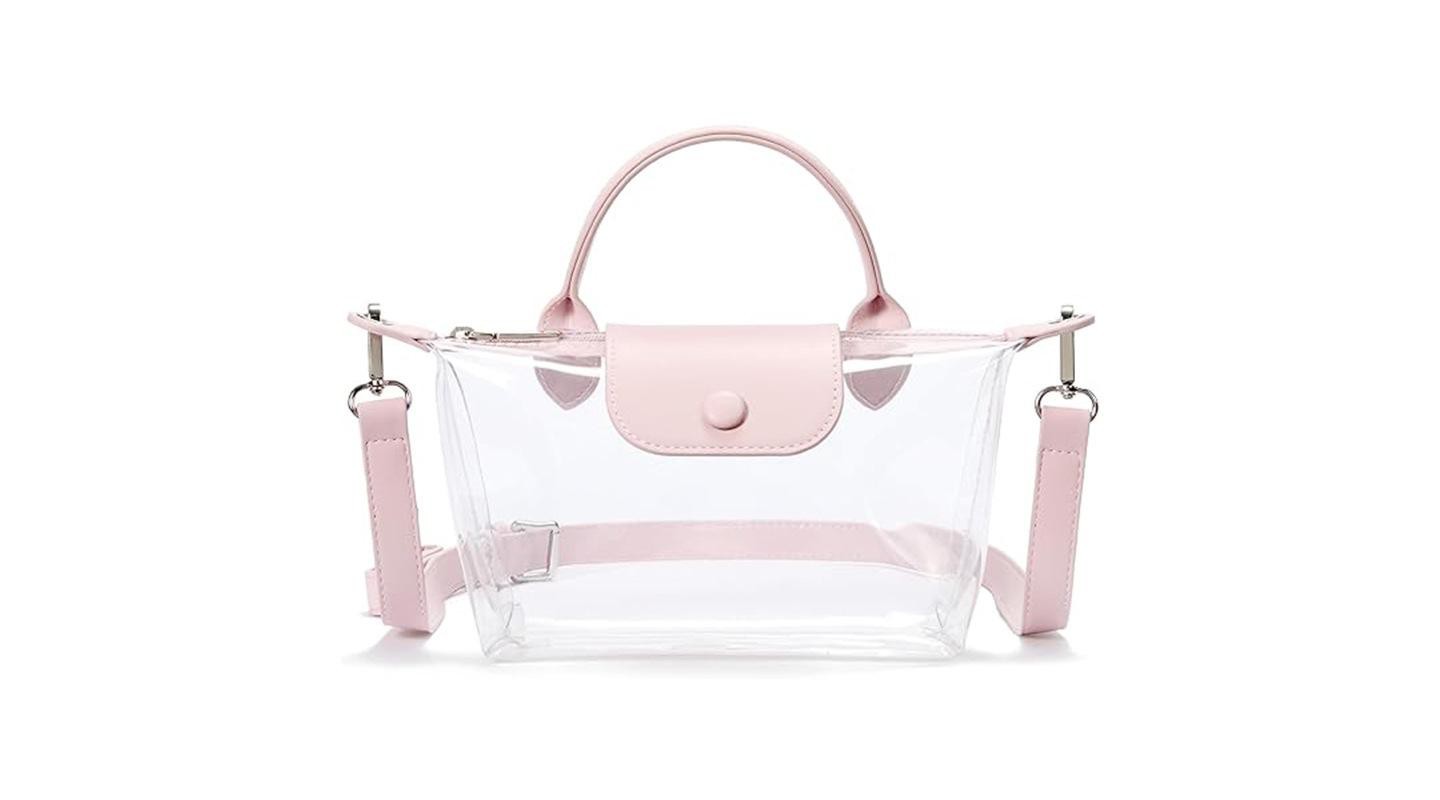 Сумка Iris Fashion Cherie Code Clear Purse for Stadium Events Small Crossbody Clear for Women-Pink — фото 1