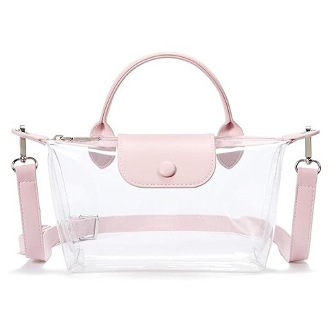 Сумка Iris Fashion Cherie Code Clear Purse for Stadium Events Small Crossbody Clear for Women-Pink