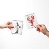 Love/Valentine's Assorted Greeting Card Pack (3ct) "Sharky Love, Lobstah, Perfect Together" by Ramus & Co - 2 of 4
