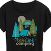 Women's - Instant Message - Take Me Camping Short Sleeve Graphic T-Shirt - 2 of 4